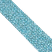 Load image into Gallery viewer, Genuine Blue Apatite Faceted Cube Beads, 2.5mm, Sku#U1543