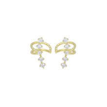 Load image into Gallery viewer, One Line CZ Click on Earring, Sku#LD556
