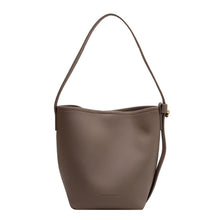 Load image into Gallery viewer, Women's Retro Bucket Bag - High-Capacity PU Leather Shoulder Bag with Compartments