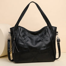 Load image into Gallery viewer, Women's PU Leather Crossbody Tote Bag – Spacious, Minimalist &amp; Versatile