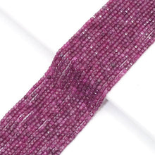 Load image into Gallery viewer, Genuine Ruby Faceted Cube Beads, 2.5mm, Sku#U1544