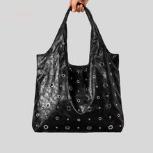 Load image into Gallery viewer, Women's High-Capacity Studded Tote Bag – Cutout Design | Sarah Express