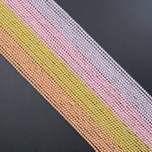 Load image into Gallery viewer, NEW!!! 2mm/3mm Round Faceted Luminous Crystal, Sku#U2046