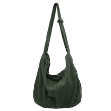 Load image into Gallery viewer, Corduroy Crossbody Bag – Spacious Retro Shoulder Bag for Women | Casual Minimalist Style