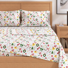 Load image into Gallery viewer, Turkish Cotton Christmas Flannel Sheet - Whittaker Collection