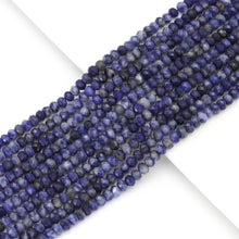 Load image into Gallery viewer, 4x6mm Sodalite Faceted Rondelle Beads, Sku#U1659