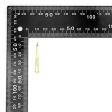 Load image into Gallery viewer, Gold Triangle Shape Charm Pendant, Sku#LK1045