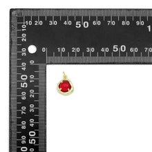 Load image into Gallery viewer, Various Color Stone Round Shape Charm Pendant,Sku#LD736
