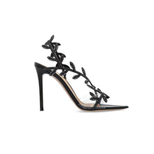 Load image into Gallery viewer, Women's Pointed Toe Stiletto Heels | Microfiber High Heel Sandals