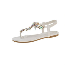 Load image into Gallery viewer, Women's Roman Flat Sandals | Open-Toe Synthetic Leather Everyday Shoes