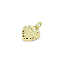 Load image into Gallery viewer, Pearl CZ Heart Charm, Sku#LX301