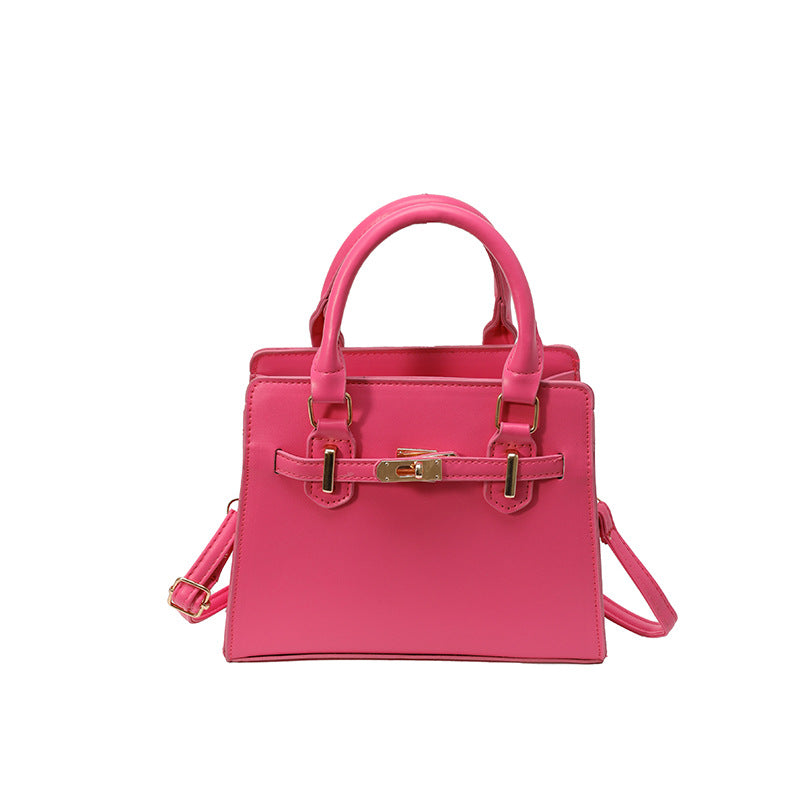 Minimalist Quilted Crossbody Bag - Soft PU Leather with Adjustable Strap
