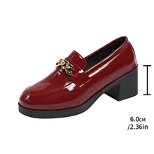 Load image into Gallery viewer, Women's Bowtie Platform Pumps - Low Heel Slip-On Dress Shoes