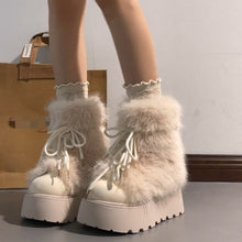Load image into Gallery viewer, Women's Warm Faux Fur Lined Winter Snow Boots - Non-Slip Mid-Calf Boots