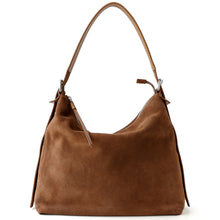 Load image into Gallery viewer, Women's Suede Underarm Shoulder Bag – Soft Structured Crossbody Handbag | Khaki, Caramel, Coffee