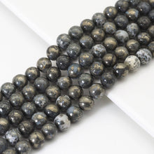 Load image into Gallery viewer, Genuine Silver Agate, 6mm/8mm/10mm Round Smooth Beads, Sku#U1616