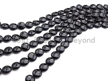 Load image into Gallery viewer, High Quality Natural Onyx Button Coin Shape Beads, 8mm/10mm/12mm/14mm/16mm/18mm Onyx Beads, 15.5 Full Strand, sku# Q39