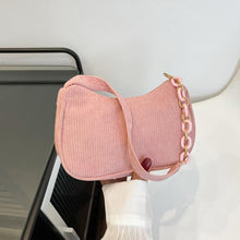 Load image into Gallery viewer, Artistic Fabric Bag Minimalist Casual Corduroy Single-shoulder Bag For Women