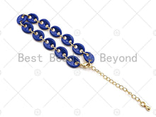 Load image into Gallery viewer, Colorful Enamel Hand Made  Mariner Chain Bracelet