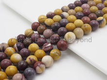 Load image into Gallery viewer, Natural  Round Mookaite beads, 4mm/6mm/8mm/10mm Mookaite Bea