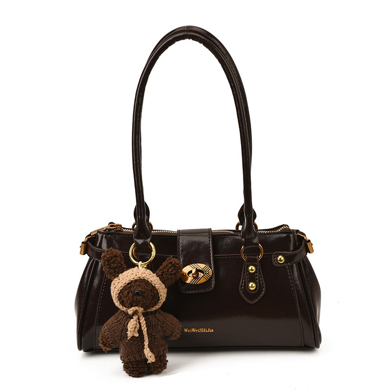 PU Leather Shoulder Bag
