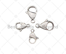 Load image into Gallery viewer, High Quality Stainless Steel Lobster Claw Clasp, Simple Lobster claw clasp, Silver Lobster Claw, 12mm/15mm Wholesale Lobster Claw, sku#C116