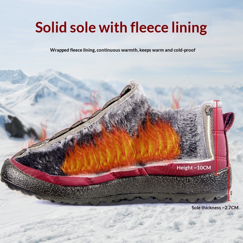 Warm Padded Slip-On Ankle Boots