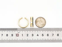 Load image into Gallery viewer, Enamel Double band Adjustable Ring,X243