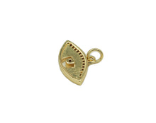 Load image into Gallery viewer, Colorful CZ Enamel Evil Eye Pendant, Sku#F1468C