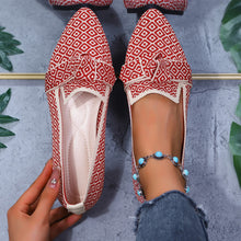 Load image into Gallery viewer, Bow-Tie Loafers | Breathable Mesh Slip-On Pointed Toe Flats
