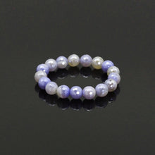 Load image into Gallery viewer, Mystic Blue Banded Agate Stretchy Bracelet, 8mm/10mm/12mm, SKU#EF402
