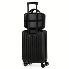 Load image into Gallery viewer, 2-Piece Spinner Luggage Set – 20” Carry-On &amp; 14” Crossbody Handbag