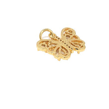 Load image into Gallery viewer, CZ Gold Butterfly Charm, Sku#LX203