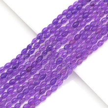 Load image into Gallery viewer, Purple Jade Faceted Rice Shape Beads, Sku#U1769