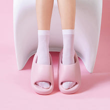 Load image into Gallery viewer, Unisex Thick-Bottom EVA Slide Slippers | Candy Color Cushioned Platform Sandals