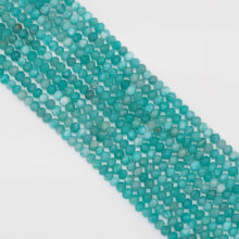 Load image into Gallery viewer, 3x5mm Genuine Amazonite Faceted Rondelle Beads, Sku#U1670
