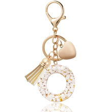Load image into Gallery viewer, Personalized Heart Shell Letter Pendant Necklace with Tassel - A-Z Initial Charm