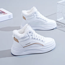 Load image into Gallery viewer, Women's Fleece-Lined High-Top Sneakers | Insulated Casual Winter Shoes