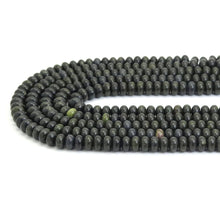 Load image into Gallery viewer, 5x8mm Rondelle Smooth Snakeskin Jasper Beads, Sku#U1920