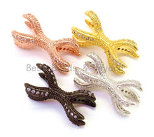 Load image into Gallery viewer, CZ Micro Pave Eagle Claw Connector Beads, Game Of Thrones Jewelry, Bracelet Charm, Dragon claw, 10x21mm, sku#G161