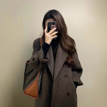 Load image into Gallery viewer, Women's Thickened Knee-length Mid-long Korean-style Wool Coat