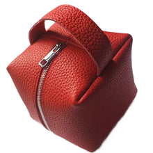Load image into Gallery viewer, Women's Square Bread-Shaped Toiletry &amp; Cosmetic Bag – Waterproof Organizer