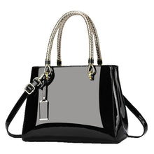 Load image into Gallery viewer, Fashionable Patent Leather Glossy Handbag Large-Capacity Casual Shoulder Crossbody Bag