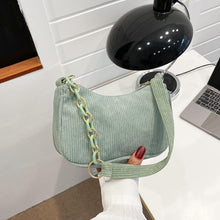 Load image into Gallery viewer, Artistic Fabric Bag Minimalist Casual Corduroy Single-shoulder Bag For Women