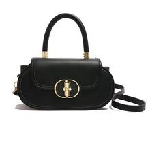 Load image into Gallery viewer, Premium Retro Matte Mini Round Crossbody Bag – PU Leather Oval Shoulder Bag