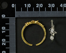 Load image into Gallery viewer, CZ Butterfly Adjustable Ring, Sku#B168