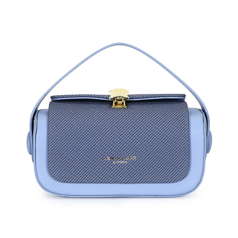Women's Small Square Crossbody Bag - PU Leather Shoulder Bag with Phone Pocket