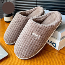 Load image into Gallery viewer, Women's Plush Cotton Slippers - Non-Slip Winter House Shoes Indoor Warm Comfort