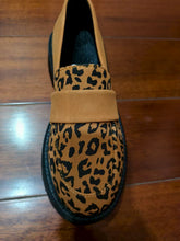 Load image into Gallery viewer, Women's Leopard Print Loafers - Plus Size Slip-On Comfort Shoes