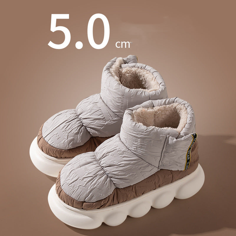 Women's Warm Down Ankle Boots | Breathable EVA Sole Winter Home Shoes